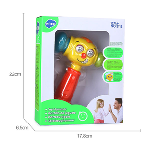 اسباب بازی نوزادی چکش جغجغه ای موزیکال هولی تويز Hola Toys مدل 3115 _اسباب بازی نوزادی